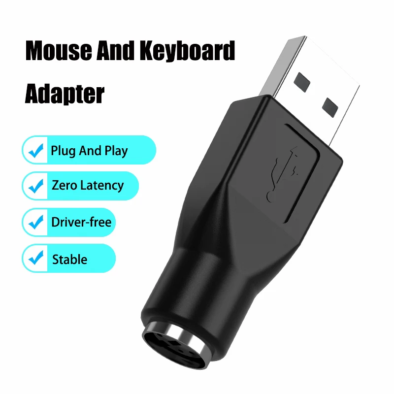 

Cltgxdd PS2 Male/female To USB/TypeC Male/female Adapter Conversion Connector For PS2 Interface Keyboard Mouse And Other Devices