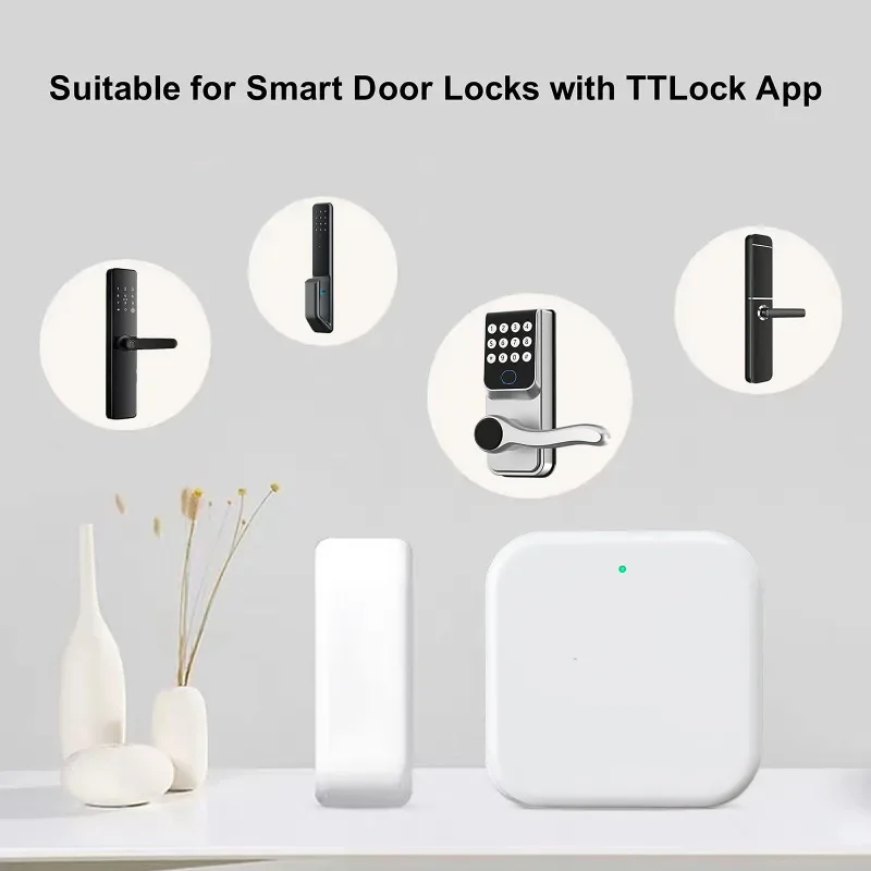 Imagem -02 - Smart Door Lock com Wi-fi Gateway Emparelhado para Realizar App Controle Remoto Compatível com dd Lock e tt Lock App g2