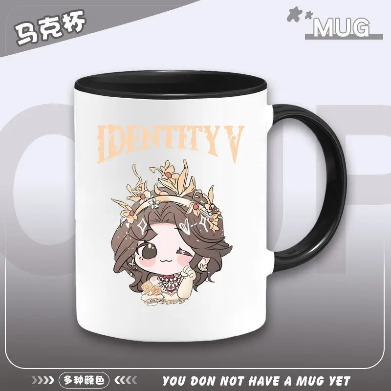 Identidade V Anime Jogo Cos Jardim Dançarina Feminina Naiad Geisha Etc. Caneca de cerâmica unissex simples com bloqueio de cor e presente de copo de água