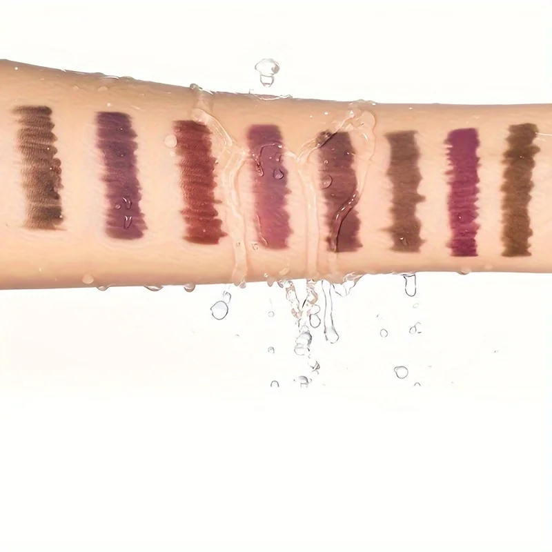 Pudaier Lip Contour 2.0 Matita per labbra opaca Impermeabile a lunga durata Facile da colorare con temperamatite incorporato