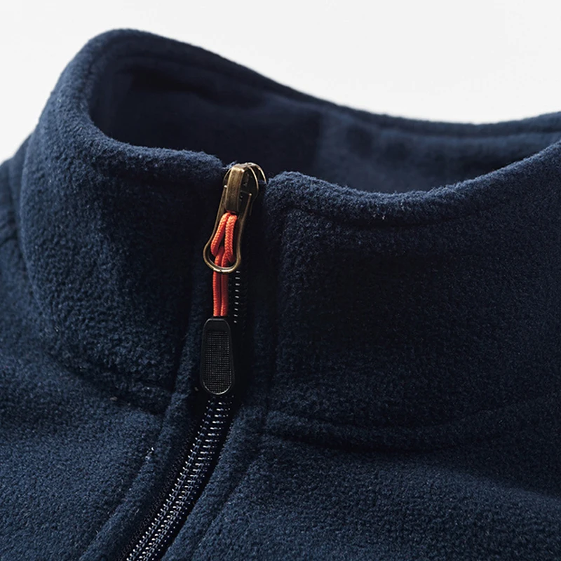 الرجال الصوف سترة دافئة جاكيتات الخريف الشتاء الترفيه صدرية في الهواء الطلق التكتيكية العسكرية الصيد التنزه دراجة نارية الصيد سترات