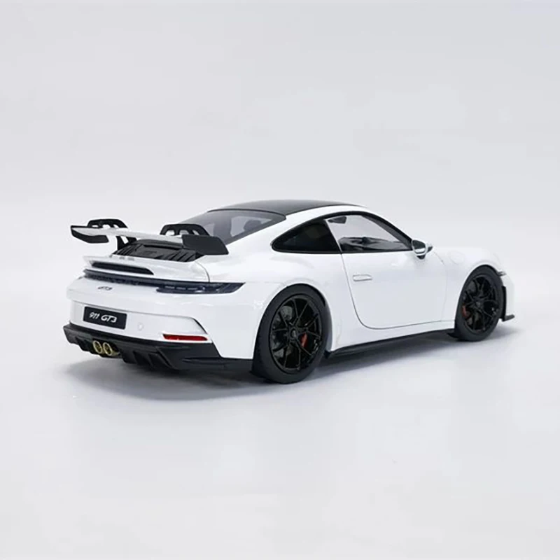 NOREV 1/18 Scale Porsche 911 GT3 RS Sports Car Model Alloy Porsche GT3 RS Grey Car Model Collection Decoration Toys for Boys