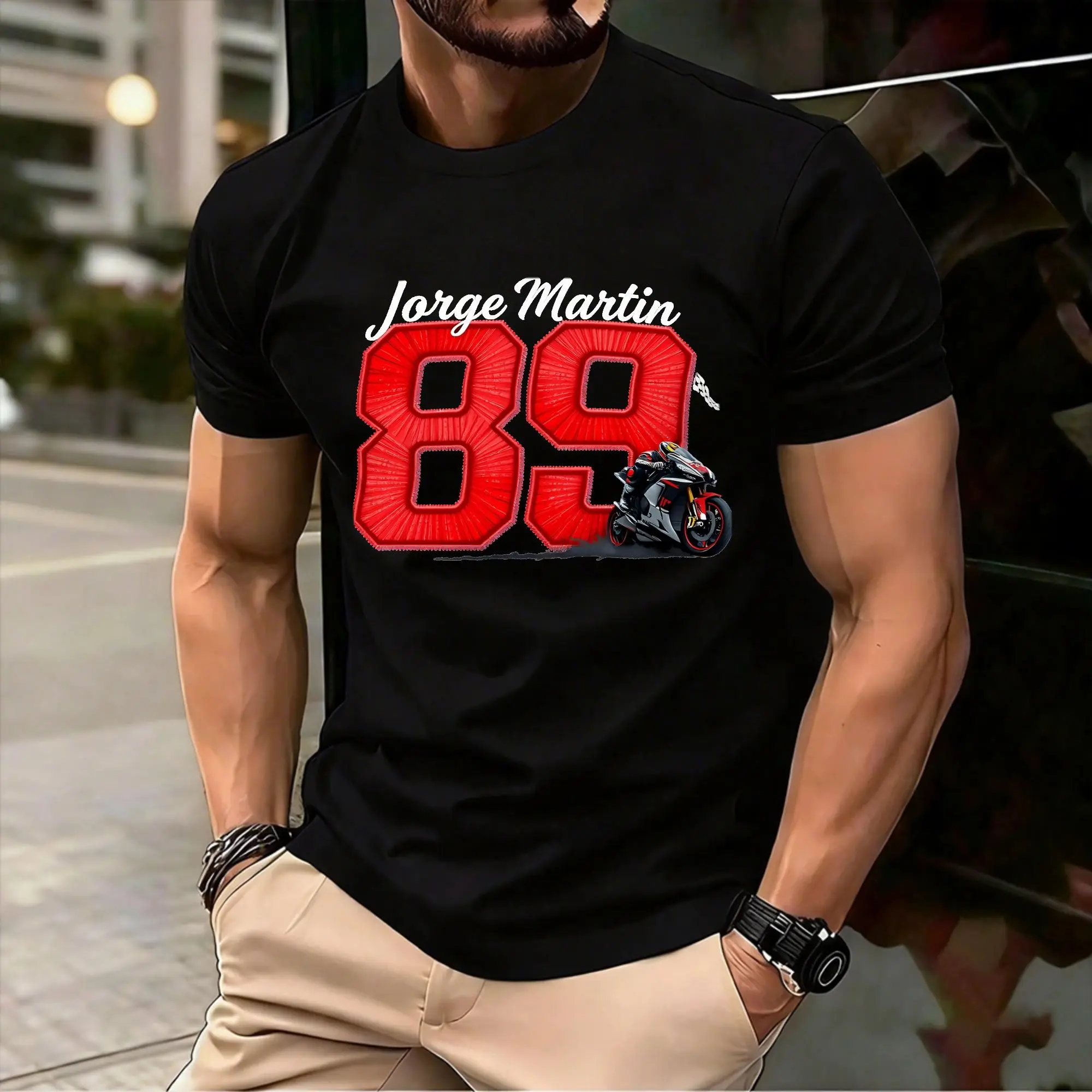 Jorge Martin 89 T-Shirt Summer  Trendy Cool T Shirts 100 Cotton O Neck Plus Size Top Tees Short-Sleeve Y2K Funny Tops