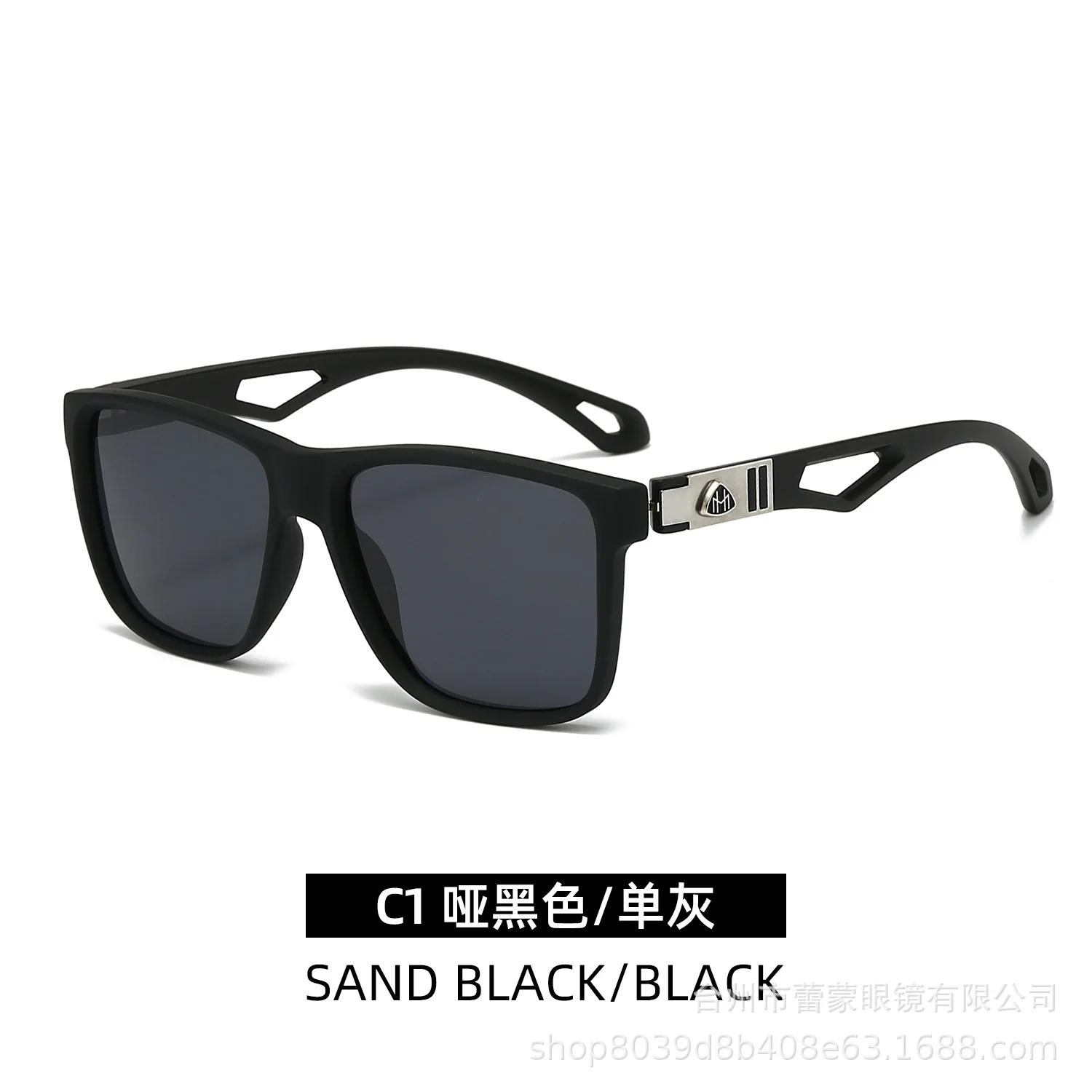 Designer Luxury Hollow Hinge Sunglasses Polarized Square Frame Premium Quality Retro Fashion High End Statement Accessory​​