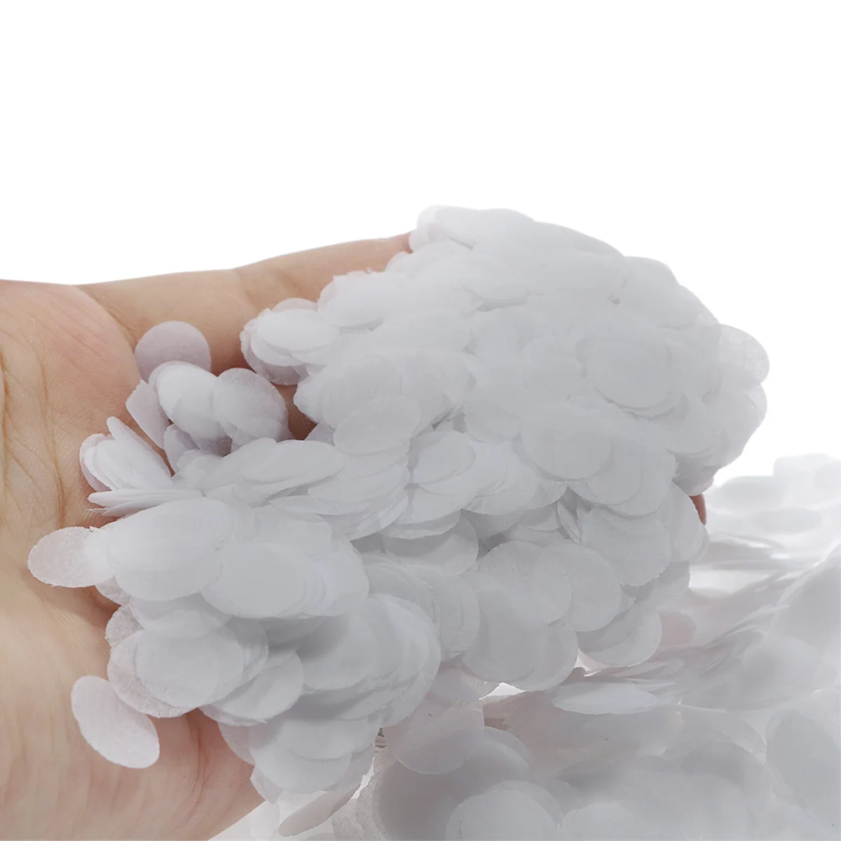 

Confetti Balloon Accessories White Paper Wedding Tissue Glitter Balloons Decor Birthday Decoration