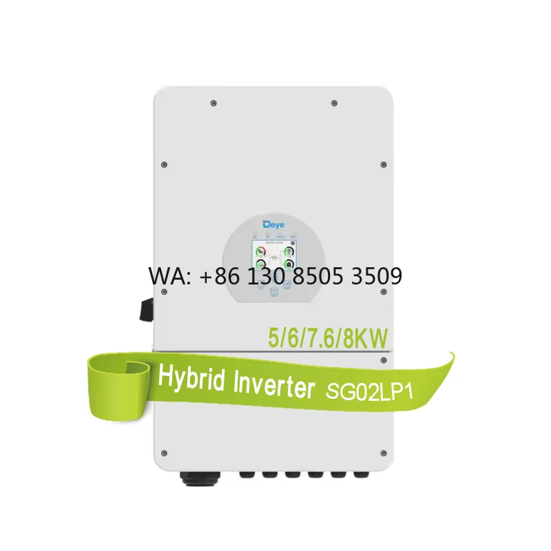 Deye Single Phase Hybrid Inverter SUN-SG02 Low Voltage 5K 6K 7.6K 8K 10K 12K EU Version High Quality and Safe