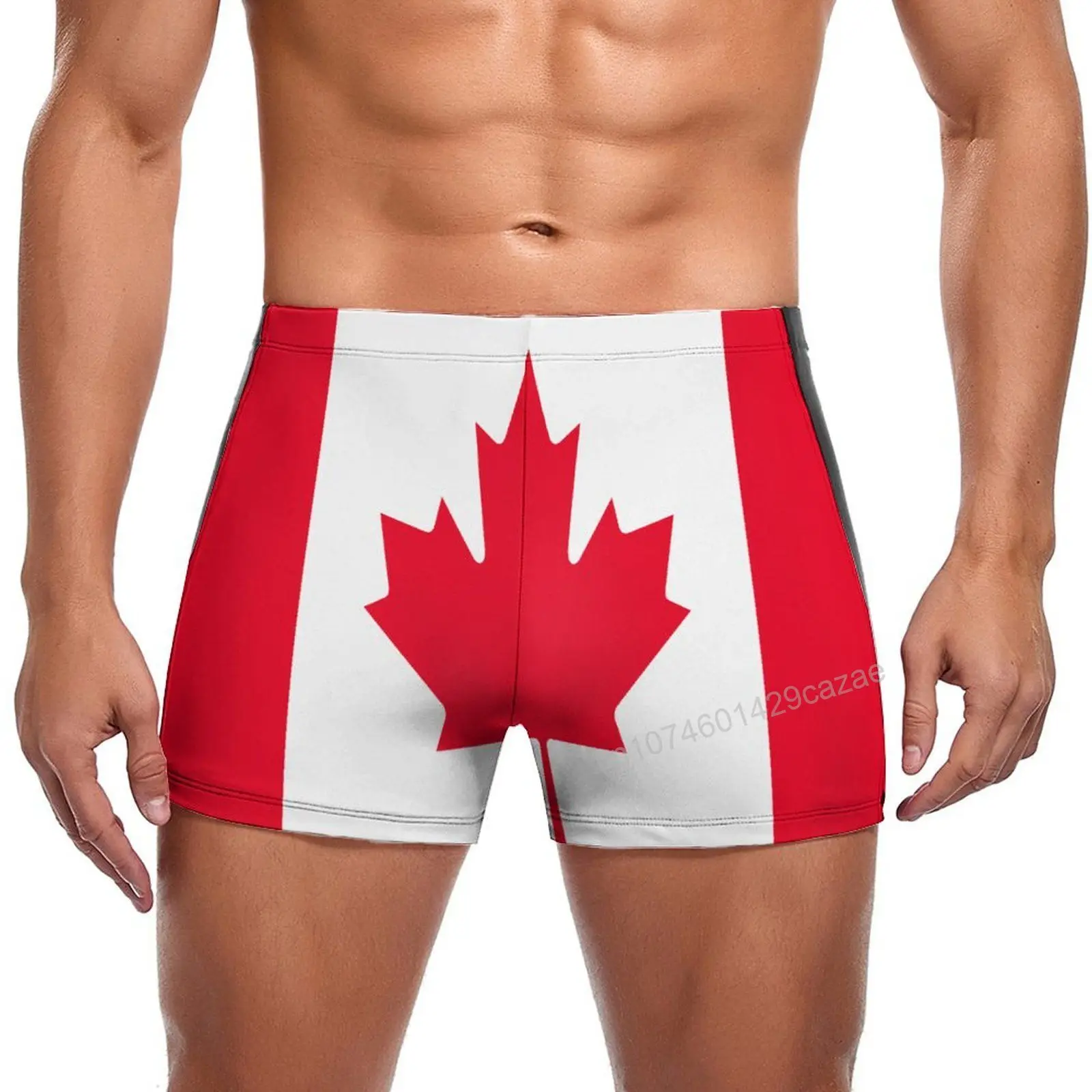 

Swimming Trunks Canada Flag Quick Dry Shorts For Men Swim Beach Short Summer Gift