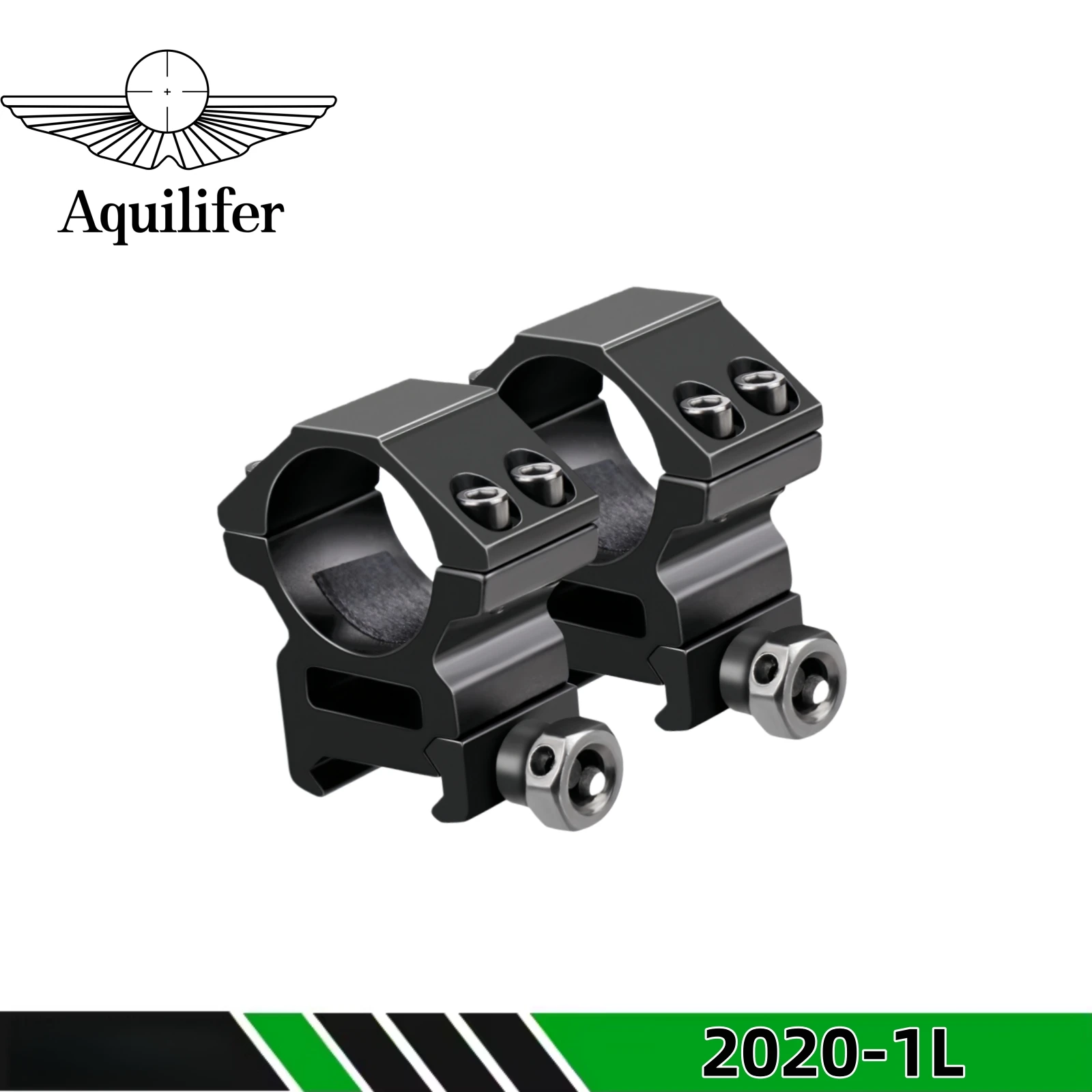 

Aquilifer 30mm/25.4mm Scope Rings 20mm Picatinny Rail Mount Adjustable Elevation Fit for Hunting Scope Mounts AR 15 Accessories