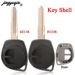 jingyuqin 2 Buttons For Suzuki Swift Grand SX4 Liana Aerio Vitara GRAND VITARA ALTO Jimny Remote Car Key Shell Case SZ11R H133R