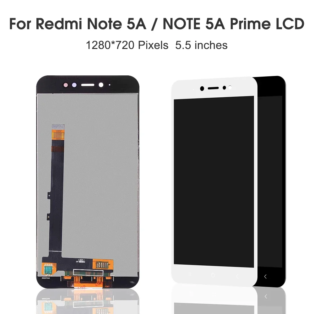 5.5\'\'For Xiaomi Redmi Note 5A For  Redmi Y1 MDI6S LCD Display Touch Screen Digitizer Assembly Replacement