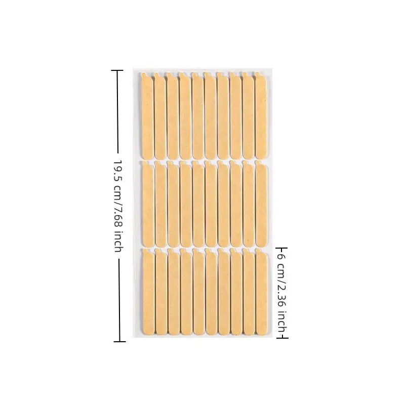 Cinta adhesiva doble para uñas postizas, soporte de exhibición, pegatinas de pegamento, barra de práctica de muestra, herramientas de parche sin rastro, 2 hojas