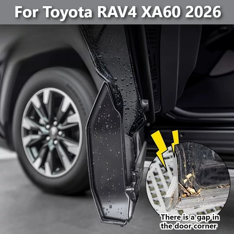 For Toyota RAV4 XA60 2026 ABS Front Door Corner Protector Door Corner Seal Cover Anti-Scratch Edge Guard Upgrade Trim Accessorie