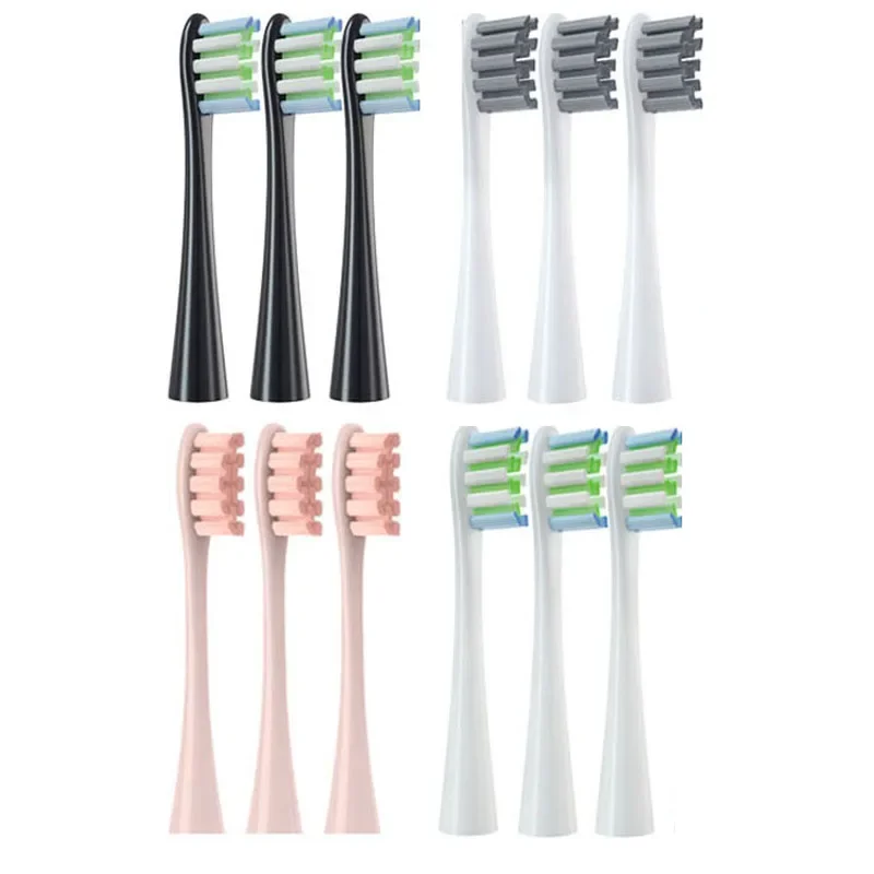 4/12 Pcs Replaceable Brush Heads for Oclean X/ X PRO/ Z1/ F1/ One/ Air 2 /SE Sonic Electric Toothbrush Bamboo toothbrush Adult T