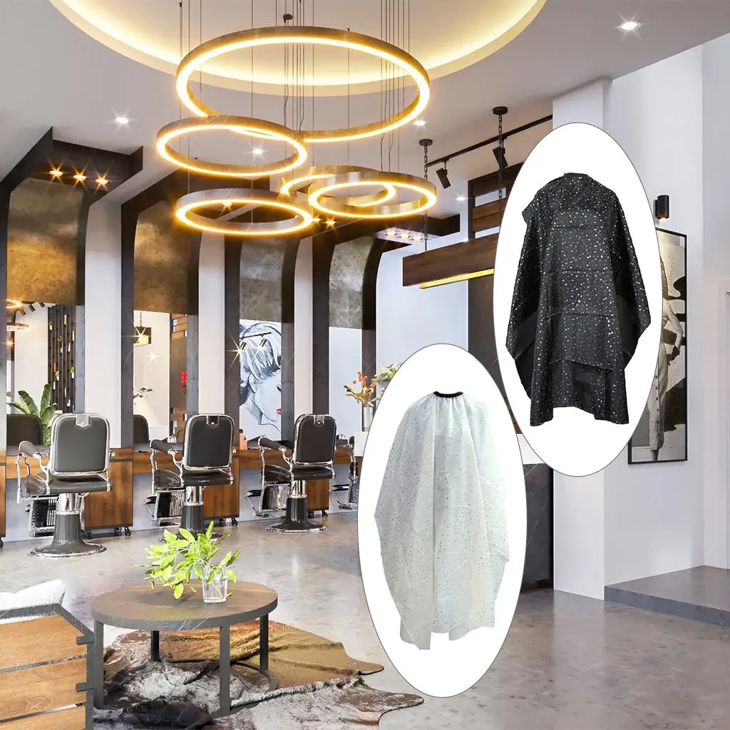 

Hairdressing Hair Cut Cape Hairdresser Home Hair Styling Gown Star Pattern