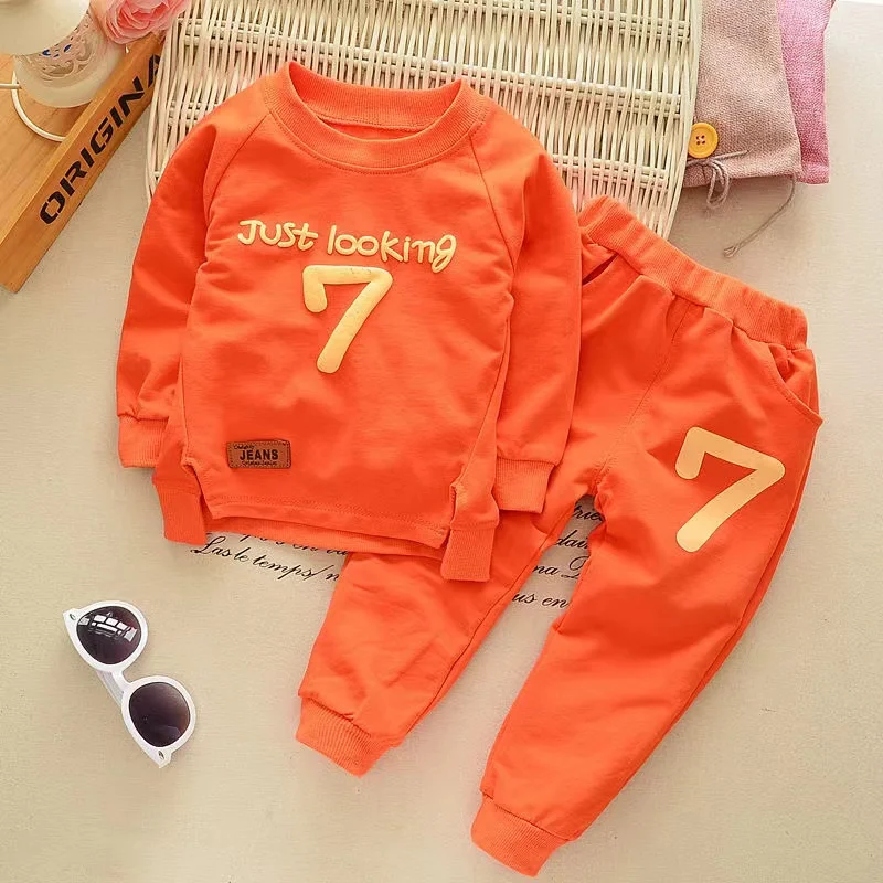 

New Autumn Newborns Clothes For Girls Baby Clothes Children Boys Hooded Jacket Pants 2Pcs/Sets Infant Sportswear Kids Tracksuits