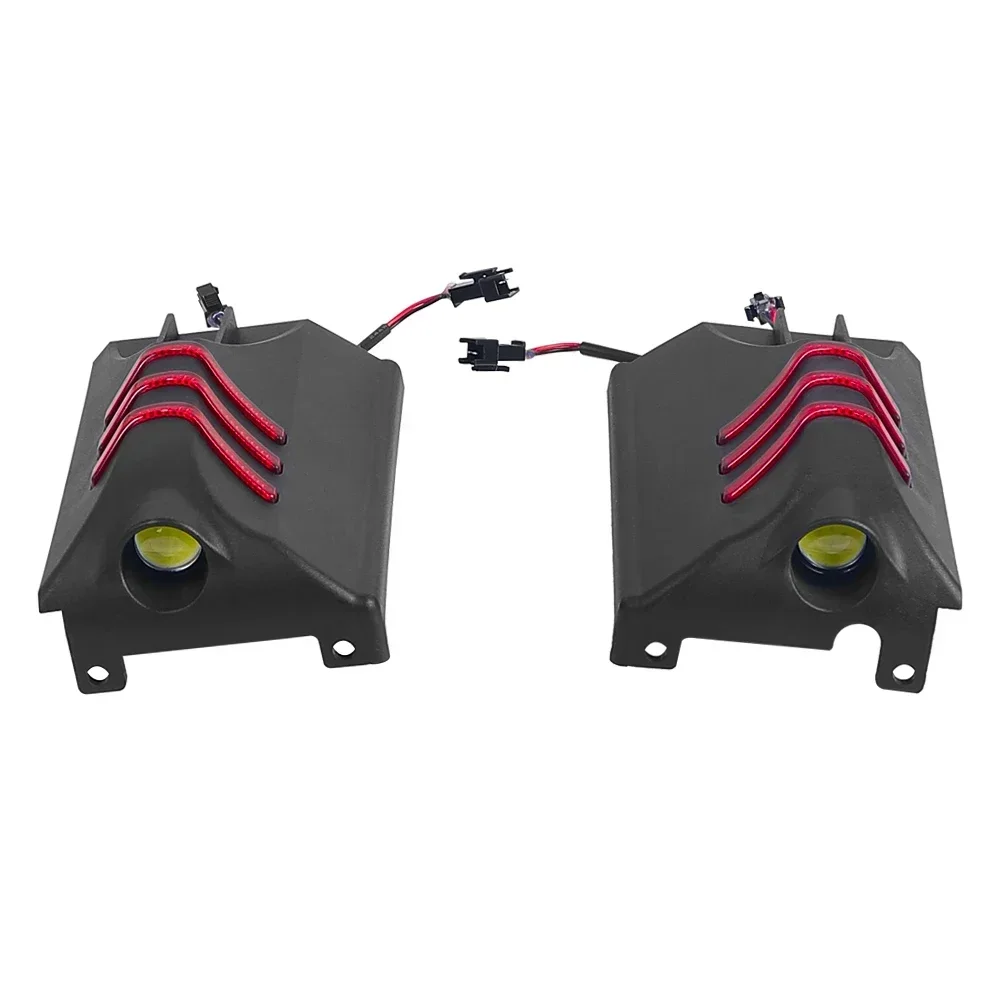 Левый и правый боковой фонарь для электрического скутера, передний фонарь для KUGOO KIRIN KuKirin G3 Pro, нижняя панель, передний фонарь с крышкой, аксессуары