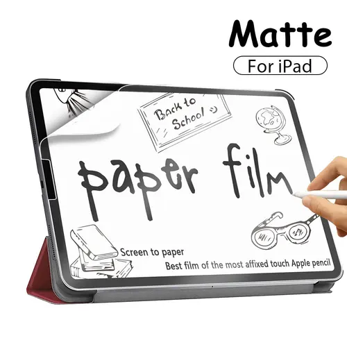 Imagen 1 del producto Protector de pantalla de película de papel para Ipad 10. a generación A16 M3 2025 Pro 13 12,9 11 M2 M4 Air 4 5 Mini 6 7 9th 10,2 película de escritura