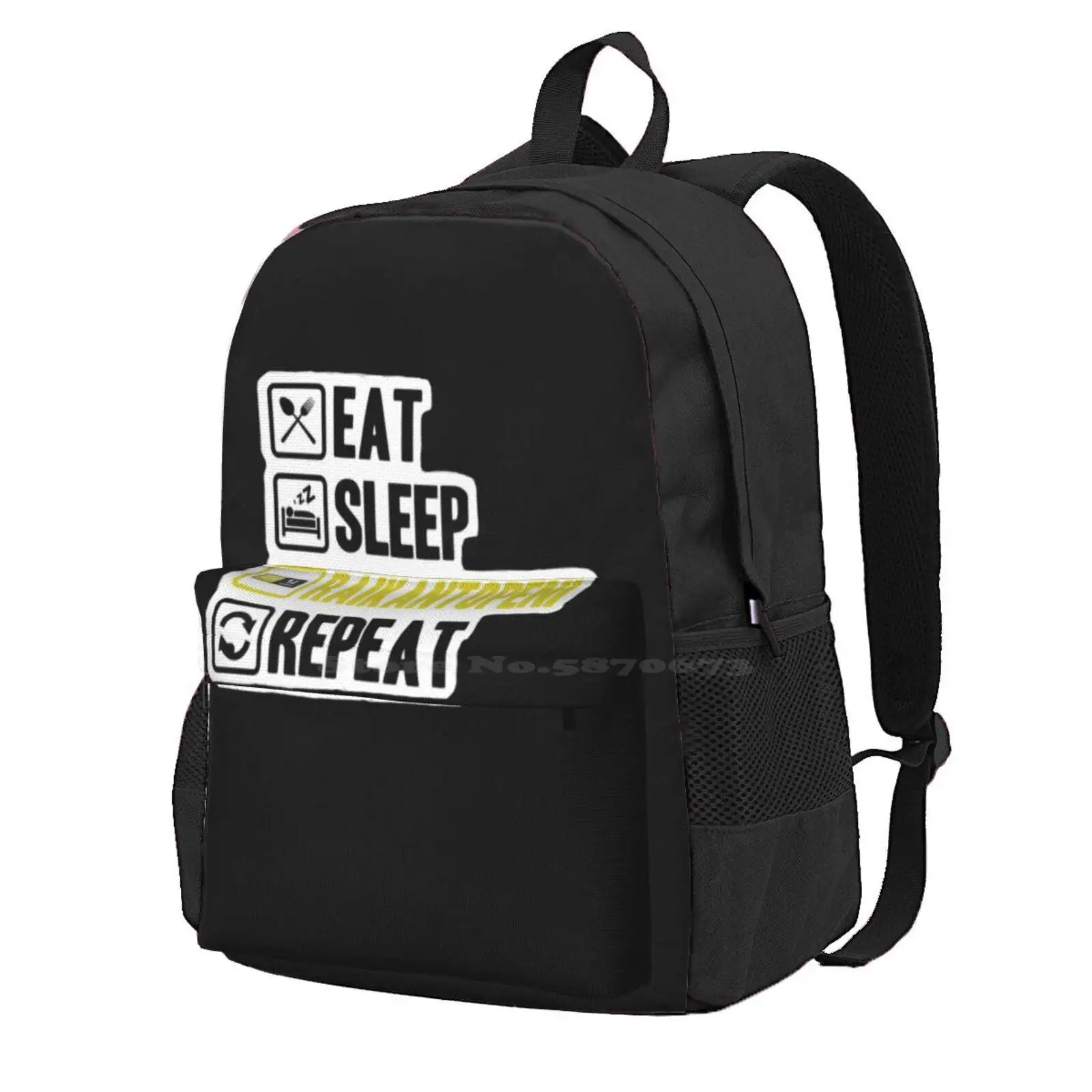 Eat, Sleep, Bl, Repeat Hot Sale Schoolbag Backpack Fashion Bags Boyslove Blseries Thai Bl Korean Bl Gmmtv Geminifouth My School