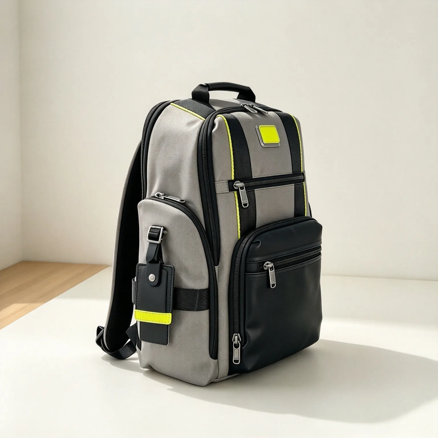 Men Stylish Nylon Rucksack, Large Capacity Backpack for Outdoor Travel, Hiking and Casual Trips