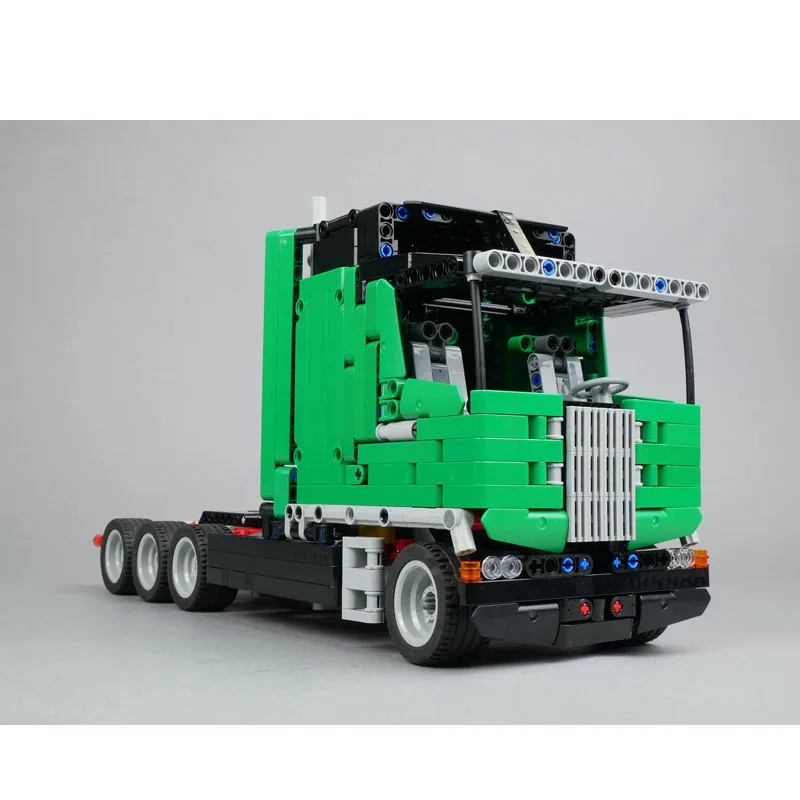 

MOC-160945 Classic New Cargo Dump Semi-Trailer Truck Building Block Model 928 Parts MOC Boys Children's Birthday Toy Gift