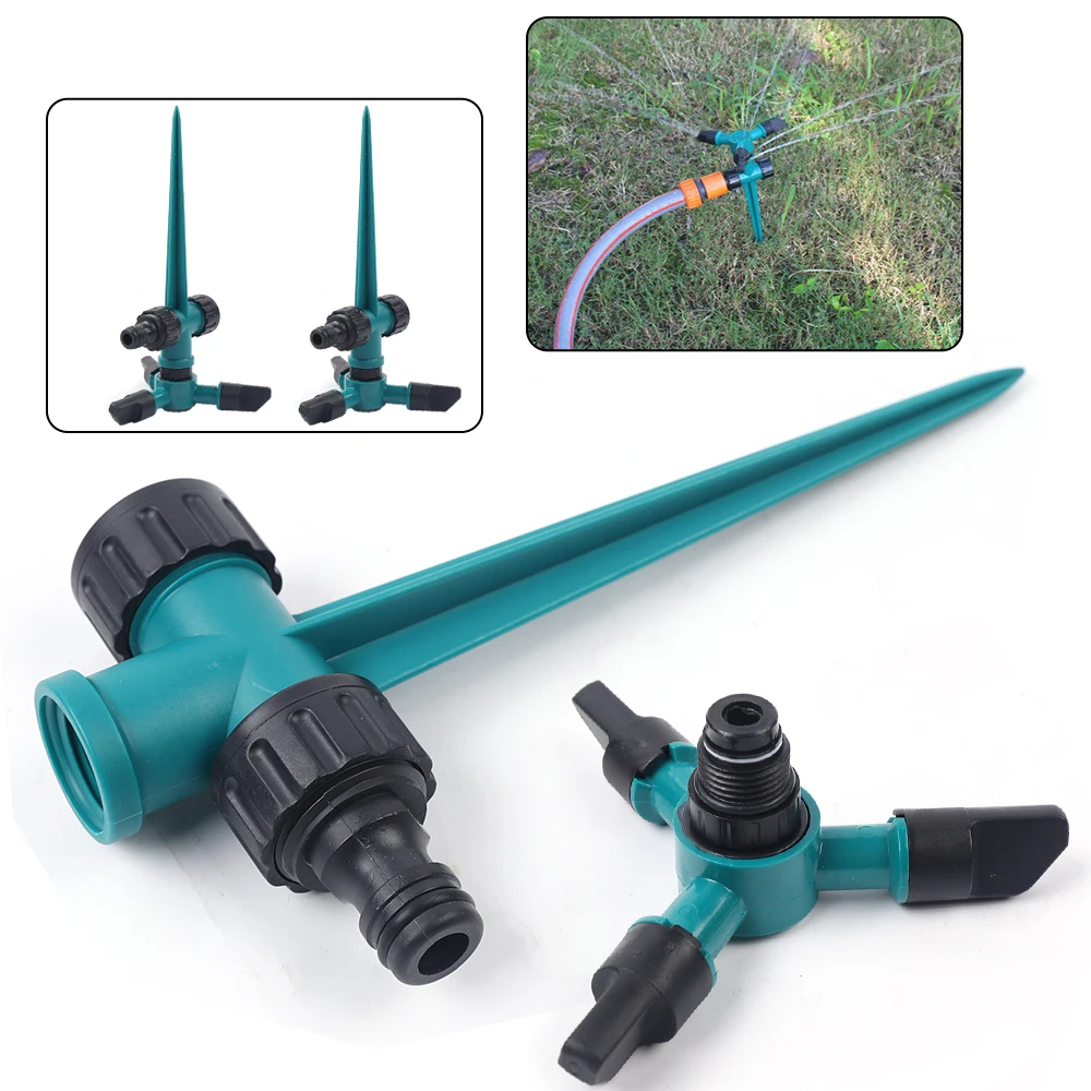 

1/2" Male Thread Automatic Rotating Jet Sprinklers Nozzles For Garden Irrigation Lawn Greenhouse Farm Material ABS