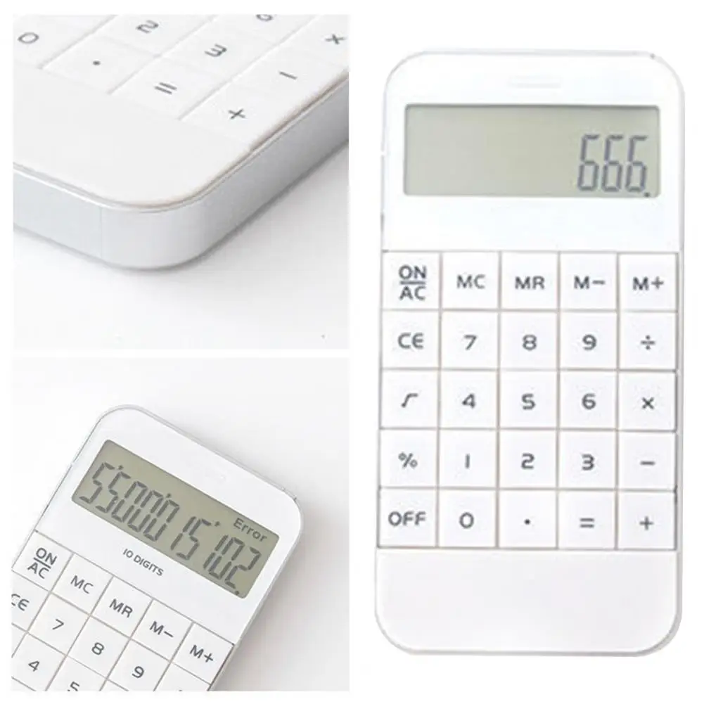 Mini Calculator Precision Universal Battery Powered Accounting Tools Portable Mini Pocket Electronic Digit Calculator for Office