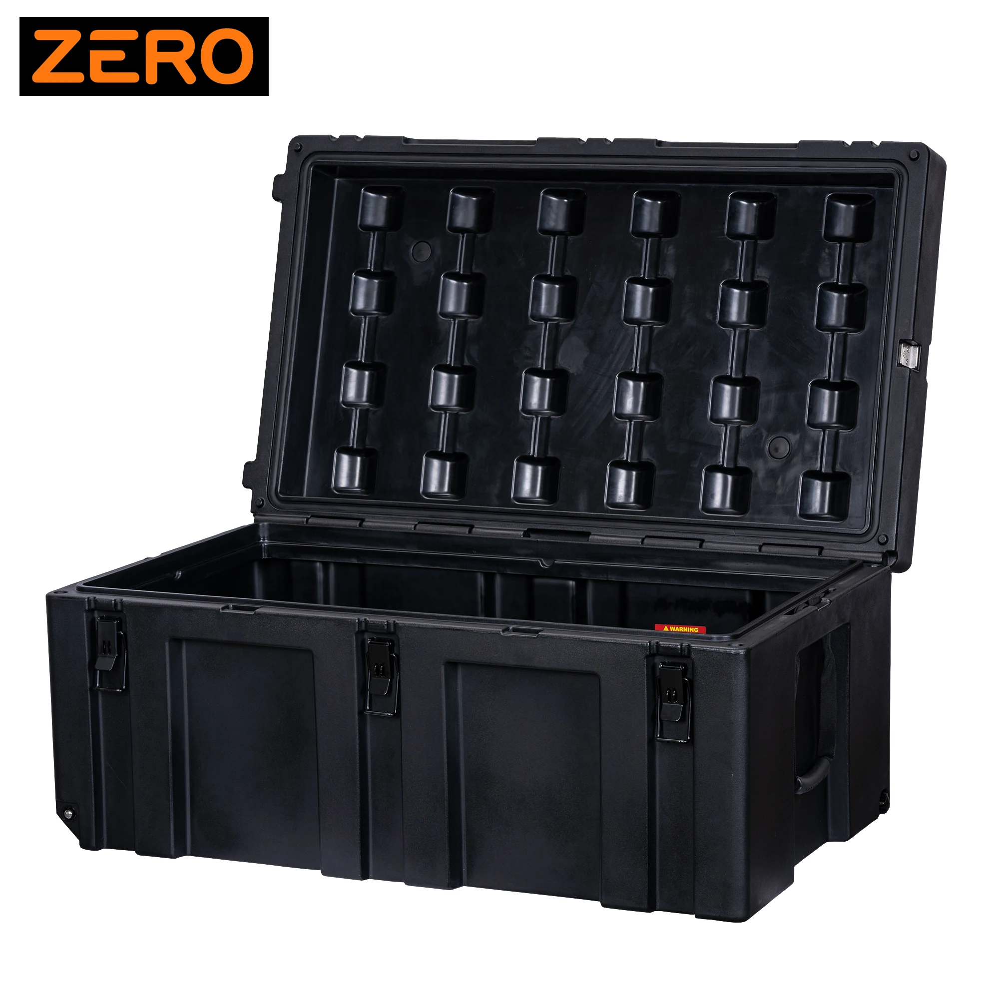 LLDPE Hot Selling Rotomolding Tool Box Cargo Case With Black Steel Handles 50-220L Capacities ODM Customized Support