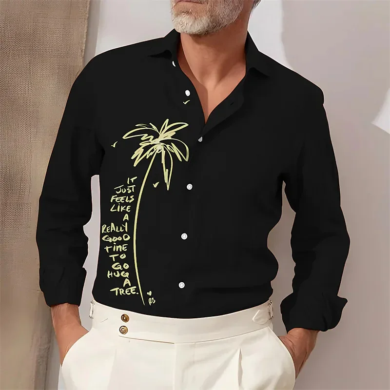 

Men's Tops Long Sleeve Fashion Casual Hawaiian T-Shirt 2023 New Best Selling High Quality Material Soft and Comfortable Summer