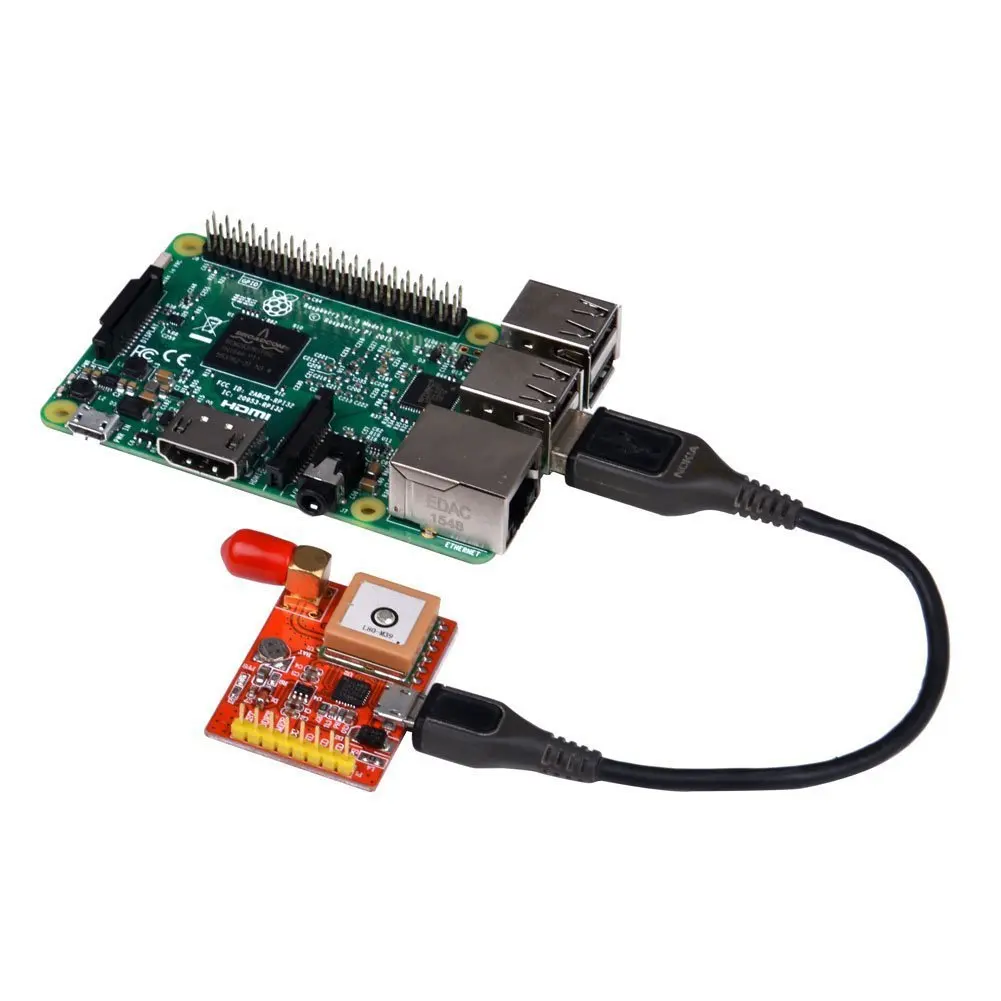 High Quality Raspberry Pi USB Port GPS Expansion Board L80-39 GPS Module for Raspberry Pi 3 Model B+ plus / 3B / 2B / B+