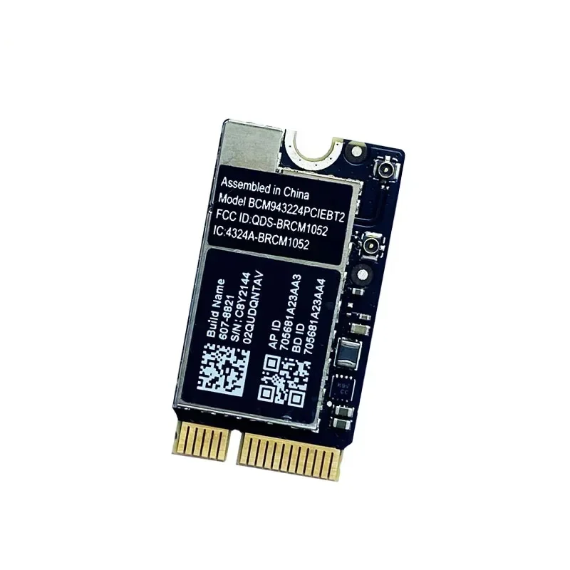 BCM943224PCIEBT2 300Mbps 2.4 및 5G 와이파이 블루투스 4.0, 미니 PCIe NIC, 맥 OS 맥북 에어 A1370 A1369 A1465 A1466