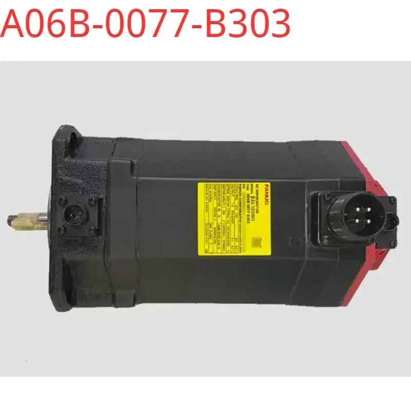 A06B-0077-B303 Second-hand tested ok    servo motorin good Condition