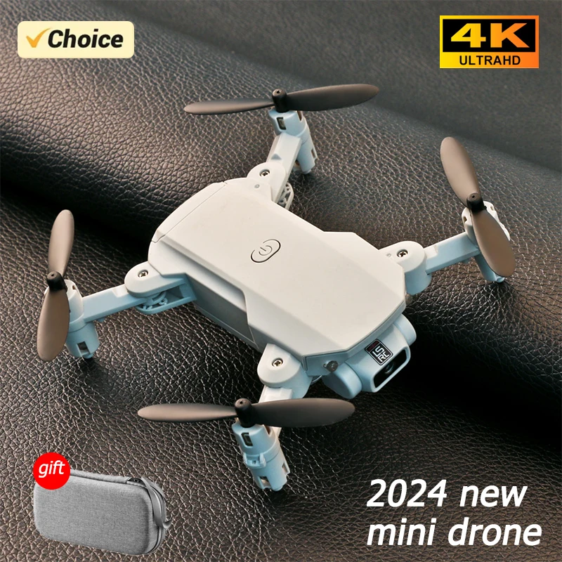 2024 New Mini Drone with 4K HD Camera Videos WiFi FPV Small Dron Altitude Hold Foldable RC Quadcopter RTF