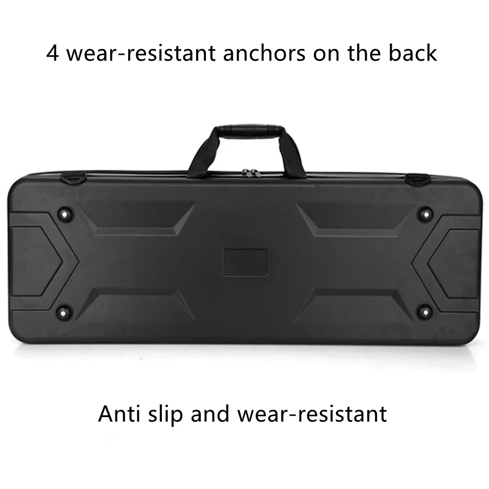 Tactical Box Archer's Suitcase Fishing Gear Gun Toolbox Bow Arrow Cosmetic Case Storage Pack Safety Shockproof Waterproof Bags