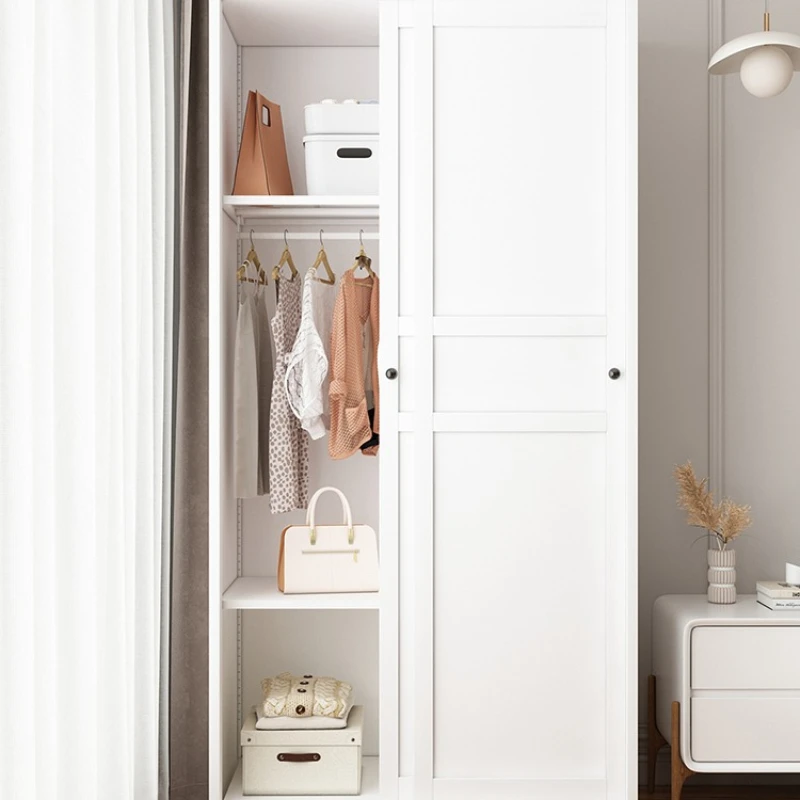 

Household wardrobe Bedroom wardrobe Metal simple assembly Large wardrobe Children's iron Storage sliding door