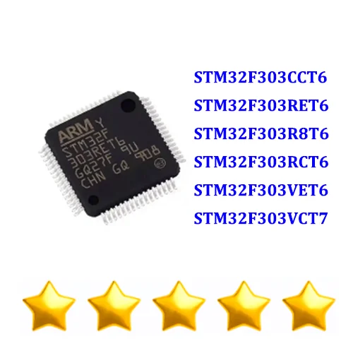 

Free Shipping STM32F303CCT6 STM32F303RET6 STM32F303R8T6 STM32F303RCT6 STM32F303VET6 STM32F303VCT7
