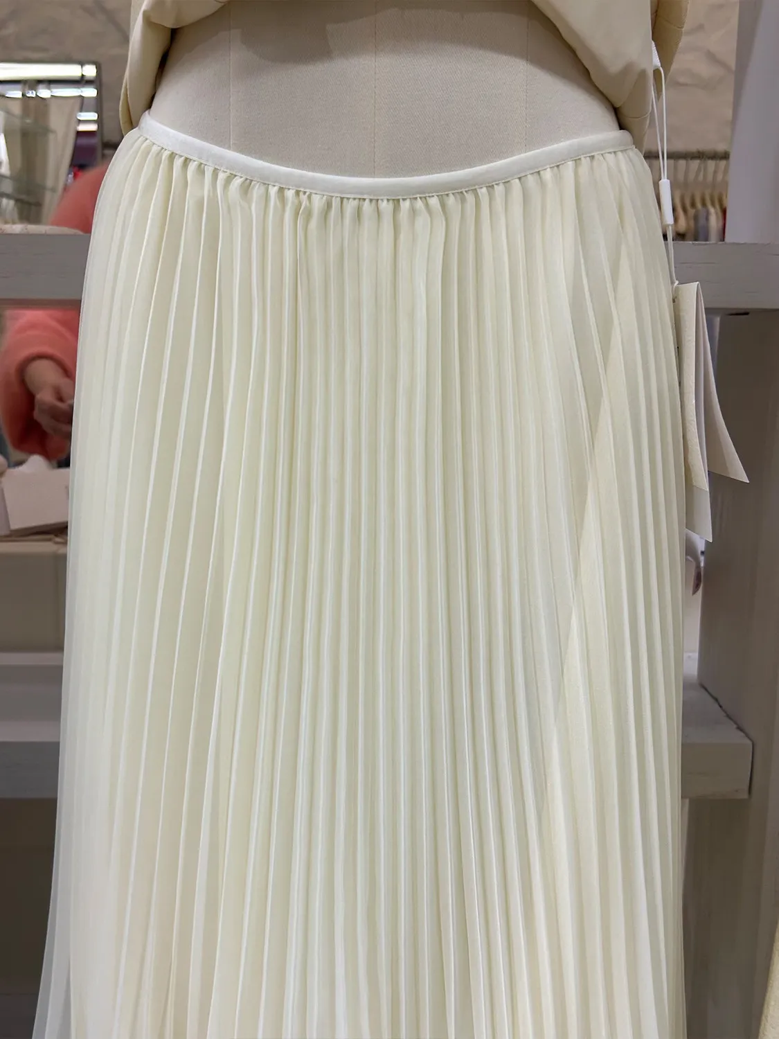 2026 New Korean Style Women's Gentle Double-layer Mesh Mermaid Skirt Summer Fashionable Pleated Crushed Slimming Versatile Skirt