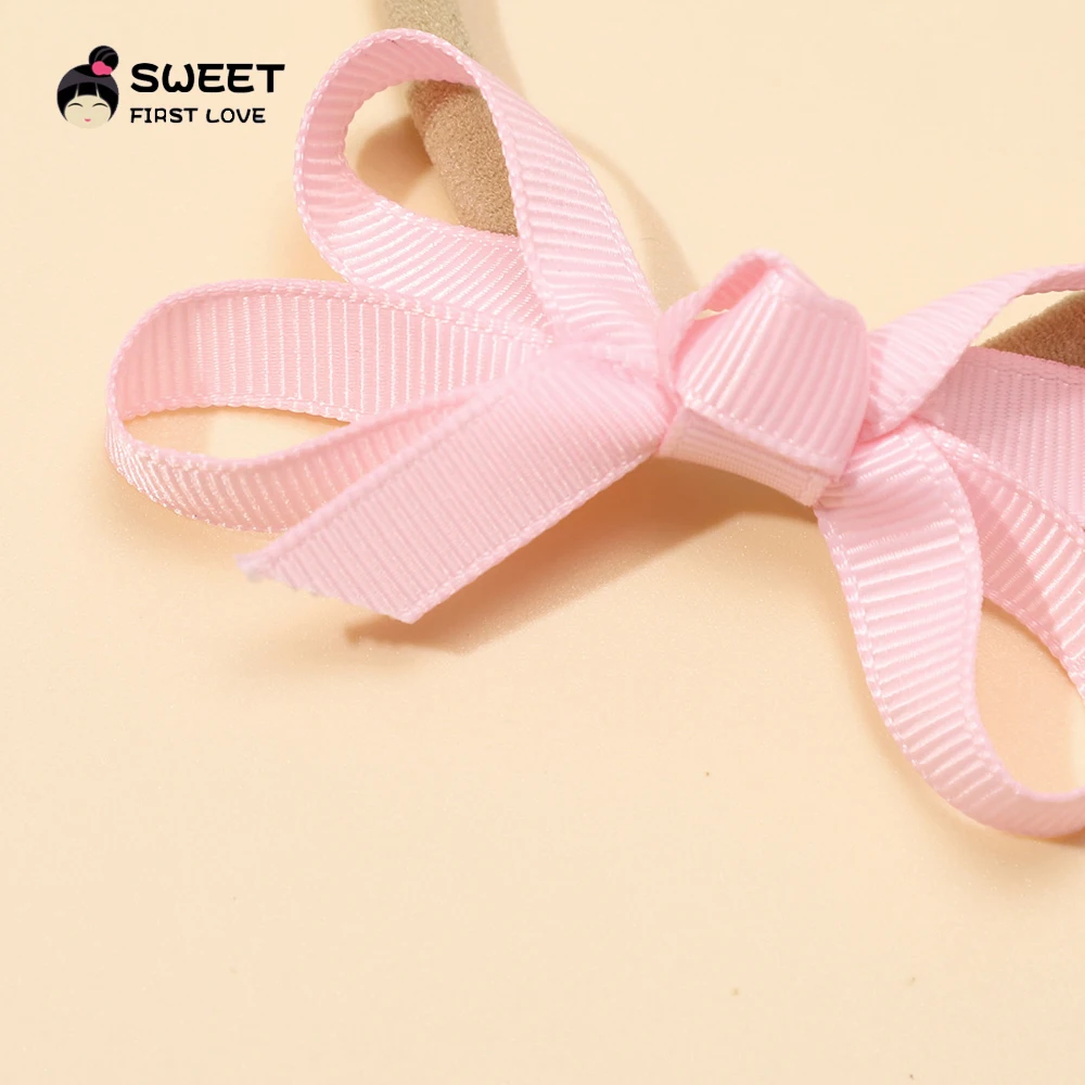 Mini Hair Bows Girl Bowknot Headband for Newborn Baby Girl Elastic Rubber Bands for Kids Toddler\'s Hairbands Baby Accessories