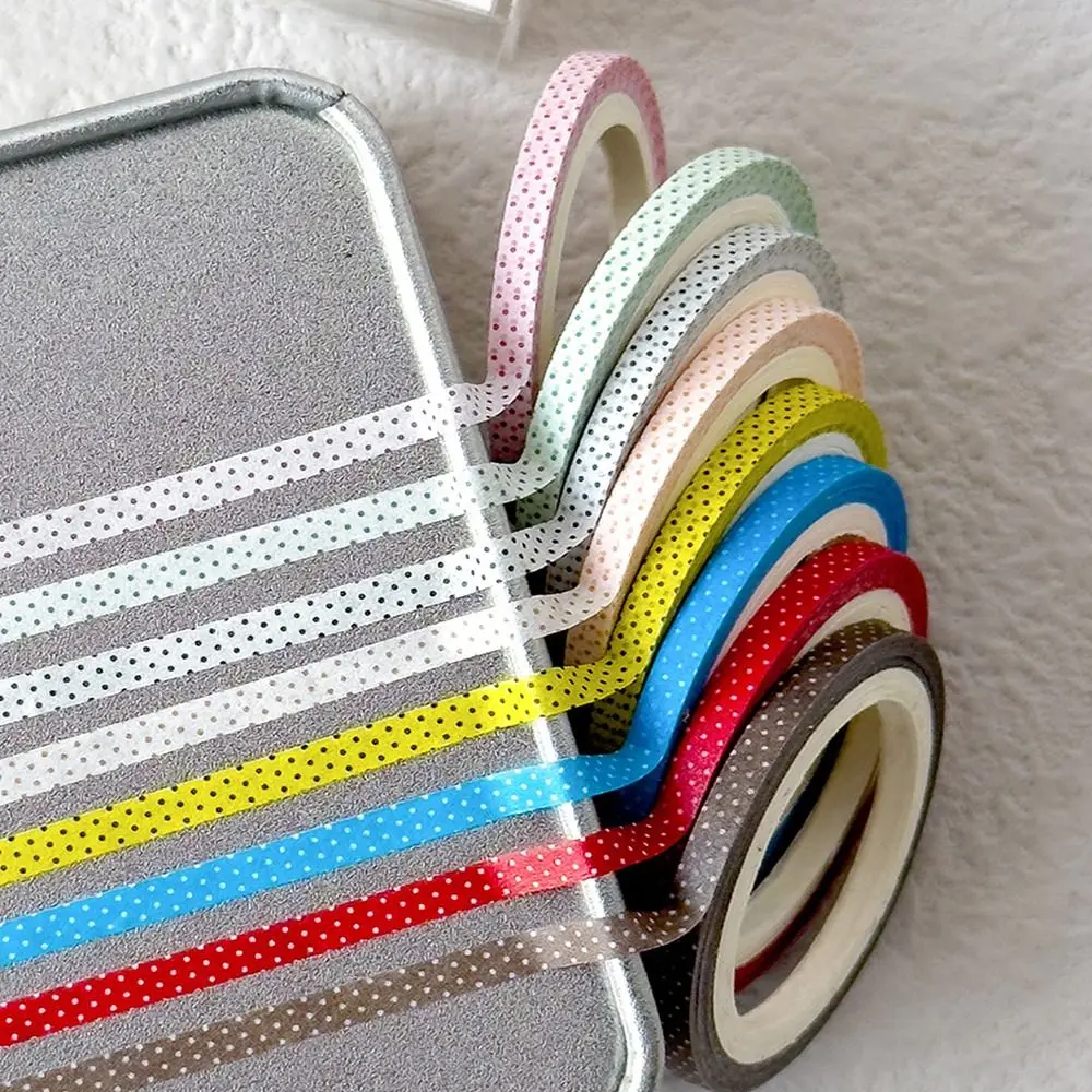 8 ロールかわいい紙アートワーク装飾テープ DIY 8 ロールステッカーロール装飾カラフルな文具ステッカー学校文具