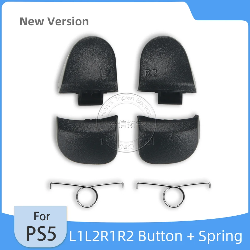 Hothink 1 conjunto nova versão l1l2r1r2 chaves molas para ps5 controlador gatilho botões de ombro para playstation 5 dualsenser