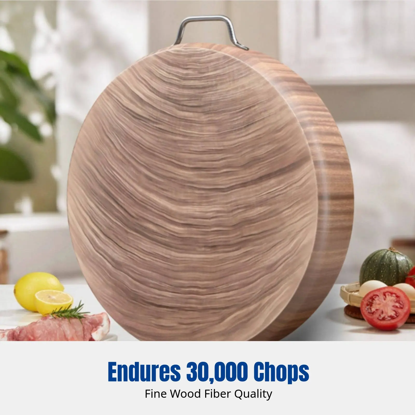 

Rosewood Chopping Board, Durable Wood, Microbial Resistant, Thickened, Non-Spliced, For Home & Commercial