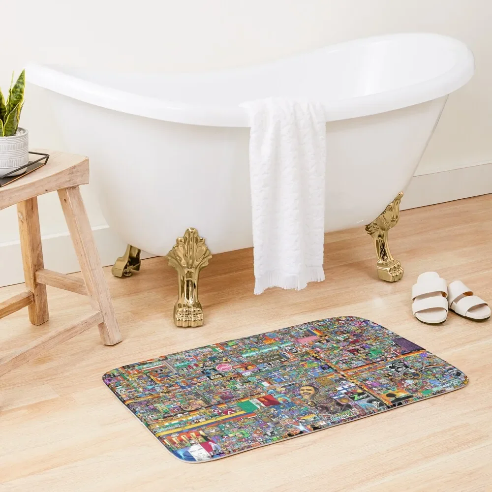 

I was there ! R Place 2022 - Farewell my friend Bath Mat Anti-Slip Bathtub Bath Room Acessories Carpet For Bath Mat