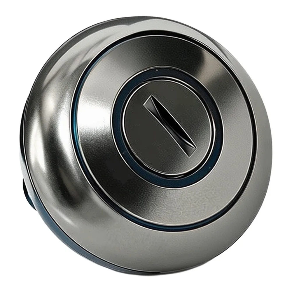 For Saltwater Fishing Spherical Grip Ball CNC Aluminum Knob Central Spool Technology Grip Fishing Accessory Blue silver