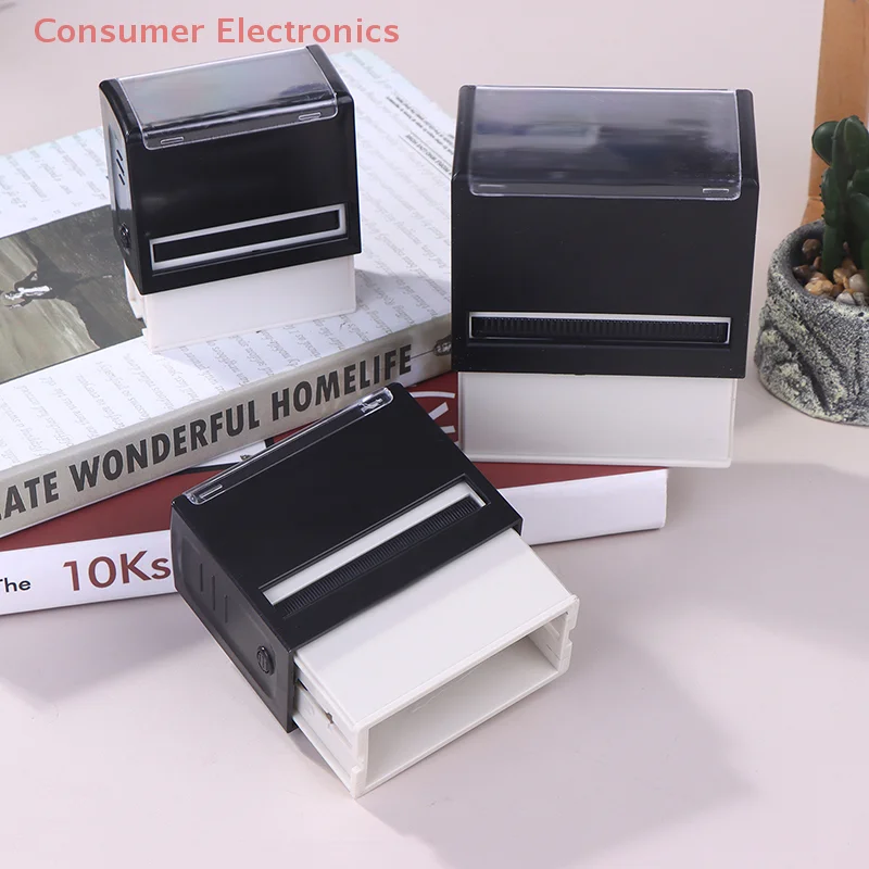 قم بتخصيص عنوان عملك باستخدام طوابع التحبير الذاتي المخصصة وأختام أسماء الحرف اليدوية