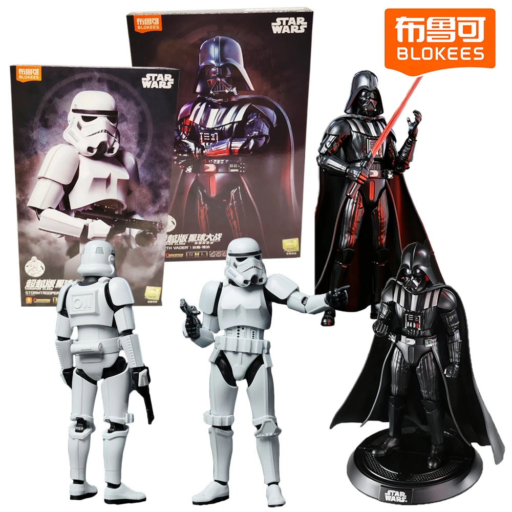 

Original Blokees Star Wars Champion Class Action Figures Anime Peripheral Desktop Decoration Assembling Model Toys Perfect Gifts