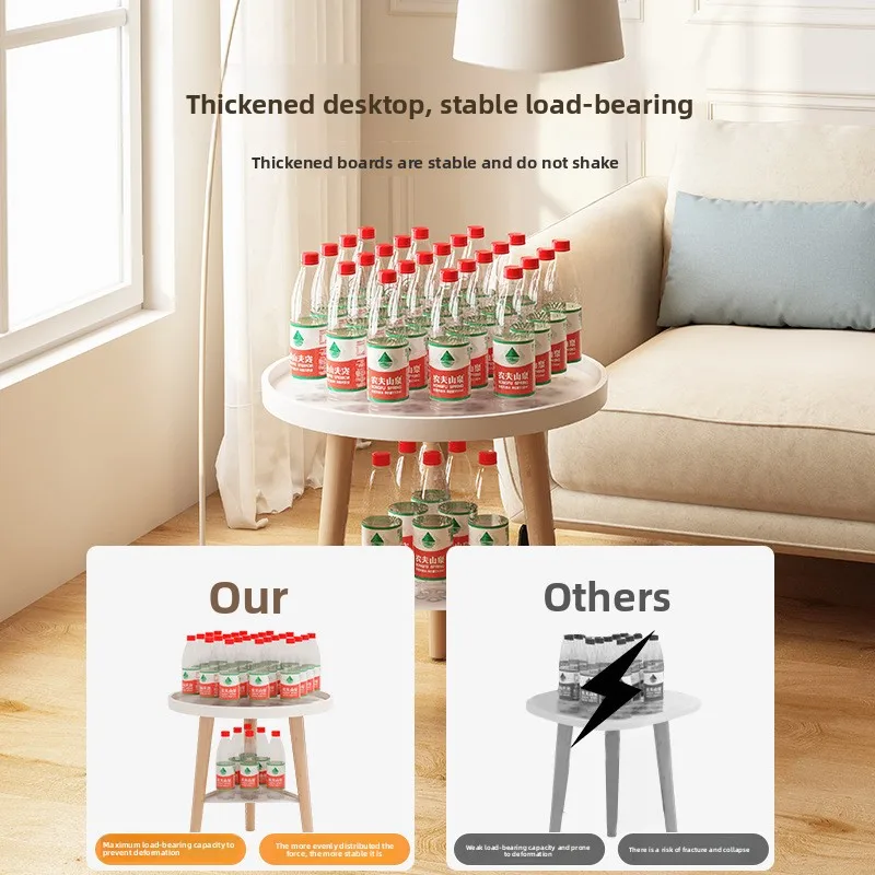 أريكة طاولة جانبية غرفة المعيشة طاولة القهوة غرفة تأجير طاولة صغيرة حديثة غرفة نوم رف بجانب السرير #3