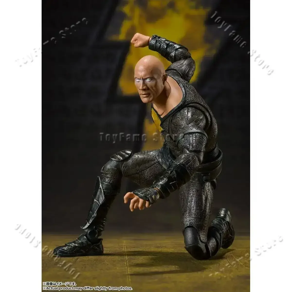 Bandai SHF Black Adam Anti-Hero Villain Dwayne Johnson Moving Figure Finished