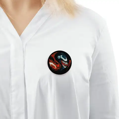 Anpassade Venom-filmen Pins baktill för ryggsäcksmärken Brosch Pinback 8 best sales nålgift - №7
