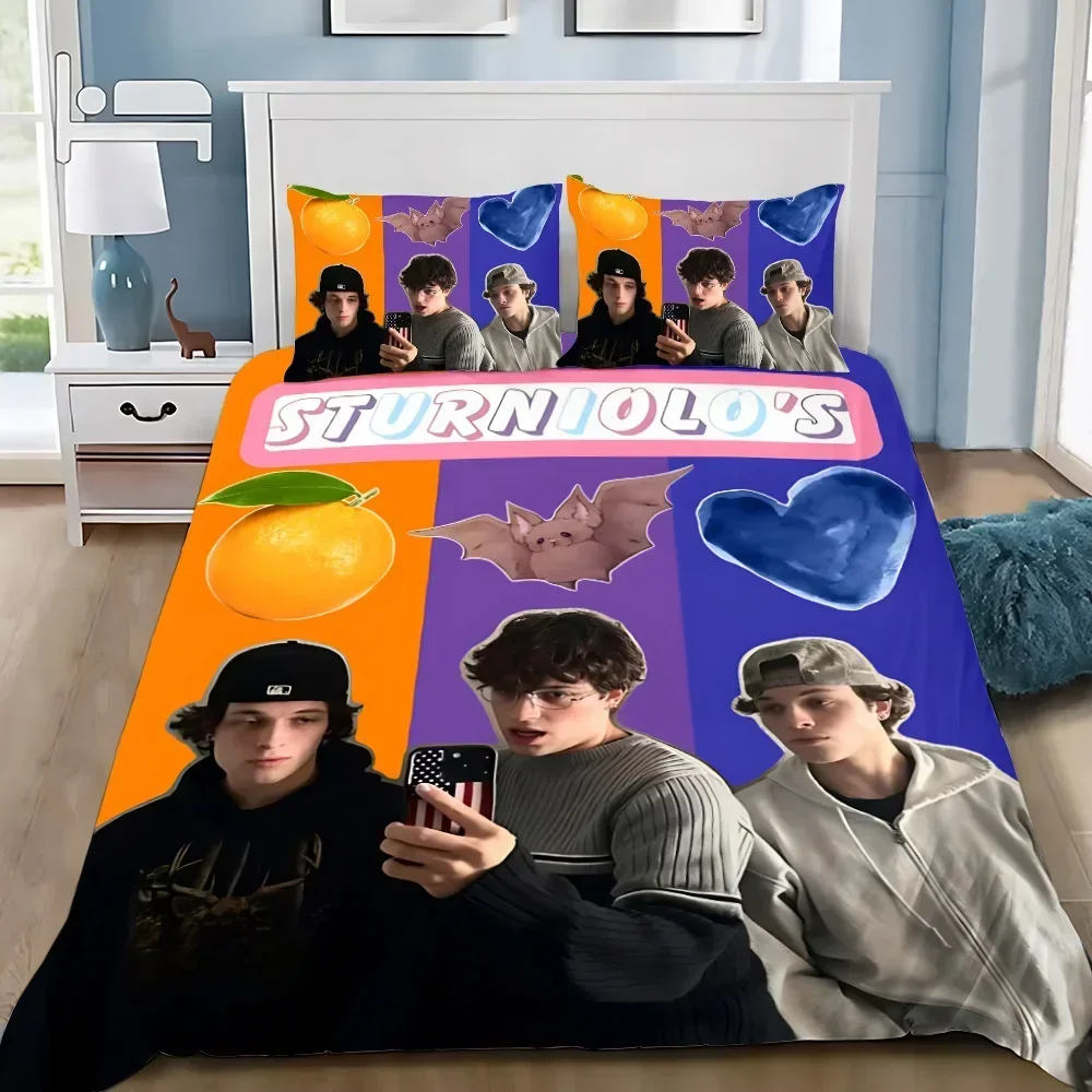 

Cartoon S-Sturniolo T-Triplets Pattern Bedding Sets Bed Supplies Set Duvet Cover Comforter Set Bedding Set Luxury Birthday Gift