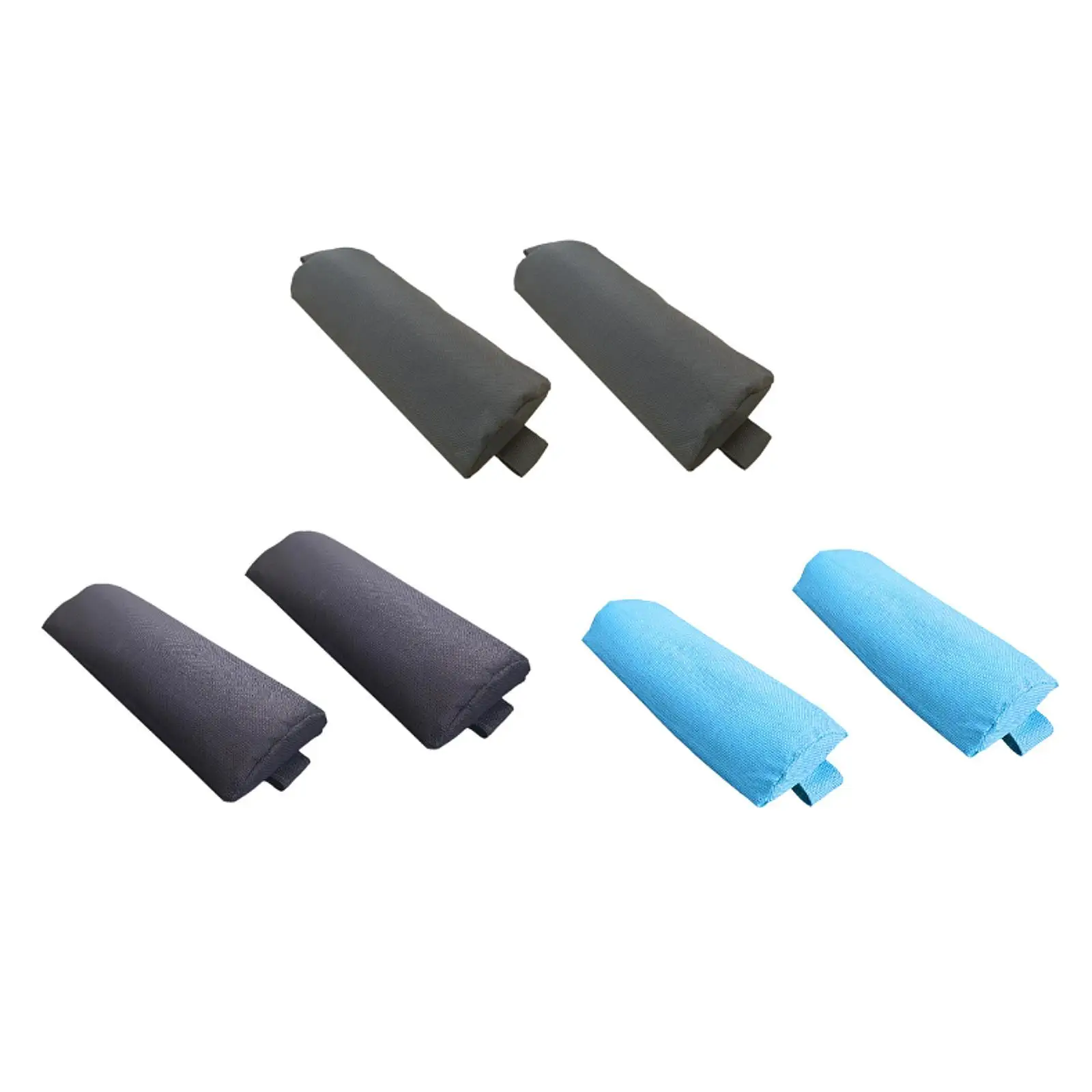 وسادتان للرأس، وسادة رأس مستلق، بديلة متعددة الأغراض، مع مرونة #4