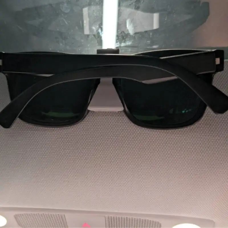 

Gray Sunglasses Holder For Tesla Model 3 Y Car Sun Visor Eyeglass Storage Clip Easy Install Space Saving Interior Accessory